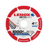 Lenox MetalMax 4-1/2 in. D X 7/8 in. Diamond/Metal Cut-Off Wheel 1 pc