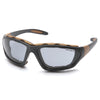 Carhartt Carthage Anti-Fog Full-Frame Safety Glasses Gray Lens Black/Tan Frame 1 pc