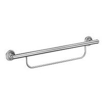 CHROME 24" GRAB BAR WITH TOWEL BAR