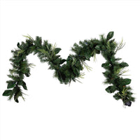 Celebrations 12 in. D X 9 ft. L LED Prelit Garland (Pack of 6)