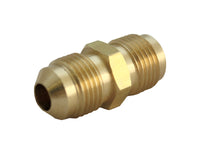 JMF 1/2 in. Flare x 3/8 in. Dia. Flare Red Brass Reducing Union (Pack of 5)