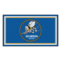 U.S. Navy - SEABEES 3ft. x 5ft. Plush Area Rug