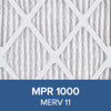 3m Filter Electrostatic, Micro Allergen Reduction 17.5 " X 23.5 " X 1 " Pleated 1000 Mpr (Case of 6) (Pack of 4)