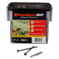 FastenMaster MVP 3 in. L Torx Ttap Self-Tapping Wood Screws 350 pk