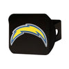 NFL - Los Angeles Chargers  Black Metal Hitch Cover - 3D Color Emblem