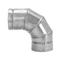 Selkirk 4 in. Dia. x 4 in. Dia. Adjustable 90 deg. Aluminum Stove Pipe Elbow (Pack of 2)