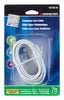 Monster Cable Just Hook It Up 7 ft. L White Modular Telephone Line Cable (Pack of 6)