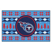 NFL - Tennessee Titans Holiday Sweater Rug - 19in. x 30in.