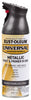 Rust-Oleum Universal Paint & Primer in One Black Stainless Steel Spray 11 oz. (Pack of 6)