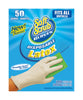 Soft Scrub Latex Disposable Gloves One Size Fits Most White Powdered 50 pk