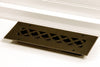 Steelcrest Designer 10 X 2 25 Wall /Ceiling Oil-Rubbed Bronze Return Vent Cover With Face Mounting Screw Holes No Damper