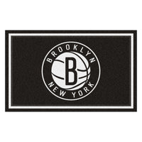 NBA - Brooklyn Nets 4ft. x 6ft. Plush Area Rug