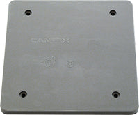 Cantex PVC 2 gang Outlet Box Gray