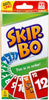 Mattel Skip-Bo Card Game Cardboard Multicolored 162 pc