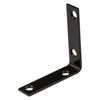 National Hardware 2.5 in. H X 0.625 in. W X 0.01 in. D Black Steel Inside Corner Brace