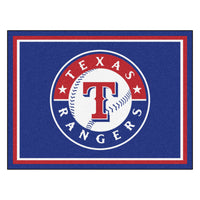 MLB - Texas Rangers 8ft. x 10 ft. Plush Area Rug