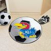 University of Kansas Soccer Ball Rug - 27in. Diameter