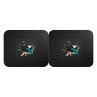 NHL - San Jose Sharks Back Seat Car Mats - 2 Piece Set