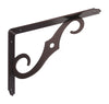 National Hardware 5-1/2 in. H X 8 in. W X 0.94 in. D Brown/Gray/Tan Steel Shelf Bracket (Pack of 10).