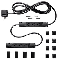 Charg 10 ft. L 6 outlets Surge Protector Black 1000 J