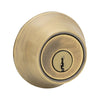 Kwikset Antique Brass Metal Double Cylinder Deadbolt