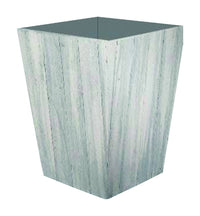 Suncast Farmington Gray/White Resin Square Planter 18 H x 16 W x 16 D in.