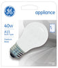 GE 40 W A15 A-Line Incandescent Bulb E26 (Medium) Cool White 1 pk (Pack of 12)