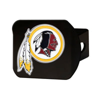 NFL - Washington Redskins  Black Metal Hitch Cover - 3D Color Emblem