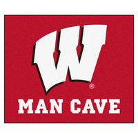 University of Wisconsin Man Cave Rug - 5ft. x 6ft.