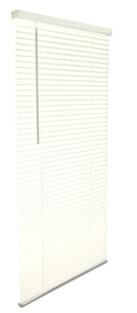 Living Accents Vinyl 1 in. Blinds 52 in. W X 64 in. H Alabaster Cordless