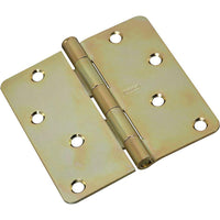 SPB512RC 4" x 4" 1/4R Hinge 1/pk - Brass Tone