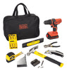 Black and Decker  Stanley  Cordless  70 tool Drill Driver and Home Project Kit  20 volt