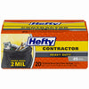 Hefty 45 gal No Scent Scent Contractor Bags Twist Tie 20 pk 2 mil (Pack of 4)