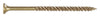 HILLMAN Power Pro No. 10 Ga. X 3-1/2 in. L Bronze Star Flat Head Premium Deck Screws 1 lb 59 pk