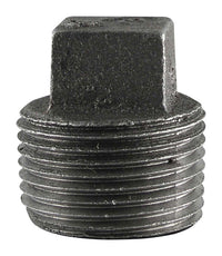 Pipe Decor 3/8 in. MIP X 3/8 in. D MIP Black Malleable Iron Plug