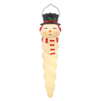 Mr. Christmas LED Blow Mold Snowman Icicle 12 in. Hanging Decor