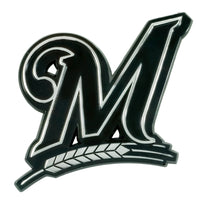 MLB - Milwaukee Brewers 3D Chromed Metal Emblem