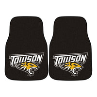 Towson University Carpet Car Mat Set - 2 Pieces