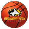 Michigan Tech University Basketball Rug - 27in. Diameter