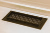 Steelcrest Designer 12 X 4 Floor Return Oil-Rubbed Bronze Vent Cover No Face Mounting Screw Holes No Damper