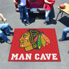 NHL - Chicago Blackhawks Man Cave Rug - 5ft. x 6ft.