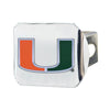 University of Miami Hitch Cover - 3D Color Emblem