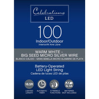 Celebrations LED Micro Dot/Fairy Clear/Warm White 100 ct String Christmas Lights 16.5 ft. (Pack of 12) - Deal of The Week