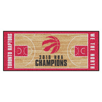 NBA - Toronto Raptors 2019 NBA Champions Court Runner Rug - 30in. x 54in.