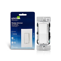 Leviton Decora Multicolored 600 W Rocker Dimmer Switch 1 pk