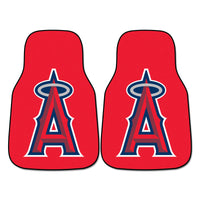 MLB - Los Angeles Angels Carpet Car Mat Set - 2 Pieces