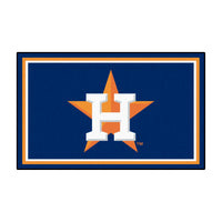 MLB - Houston Astros 4ft. x 6ft. Plush Area Rug