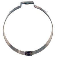 Apollo 1 in to 1 in. SAE 24 Silver Clamp Ring Stainless Steel Band