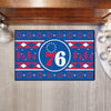 NBA - Philadelphia 76ers Holiday Sweater Rug - 19in. x 30in.