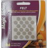 Magic Sliders Felt Self Adhesive Protective Pads Oatmeal Round 3/8 in. W X 3/8 in. L  (Pack of 6)